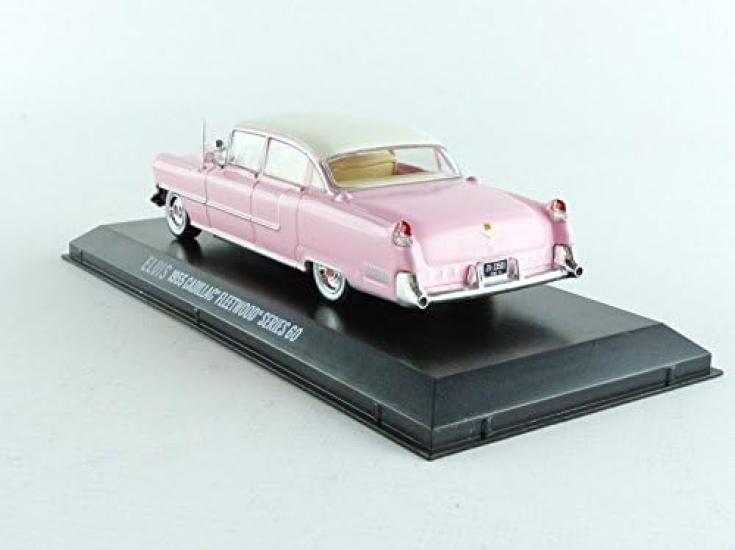 GREENLIGHT Cadillac Elvis Diecast Car Scale CADILLAC FLEETWOOD SERIES 60 1955 1/43 (Pink) [Used]