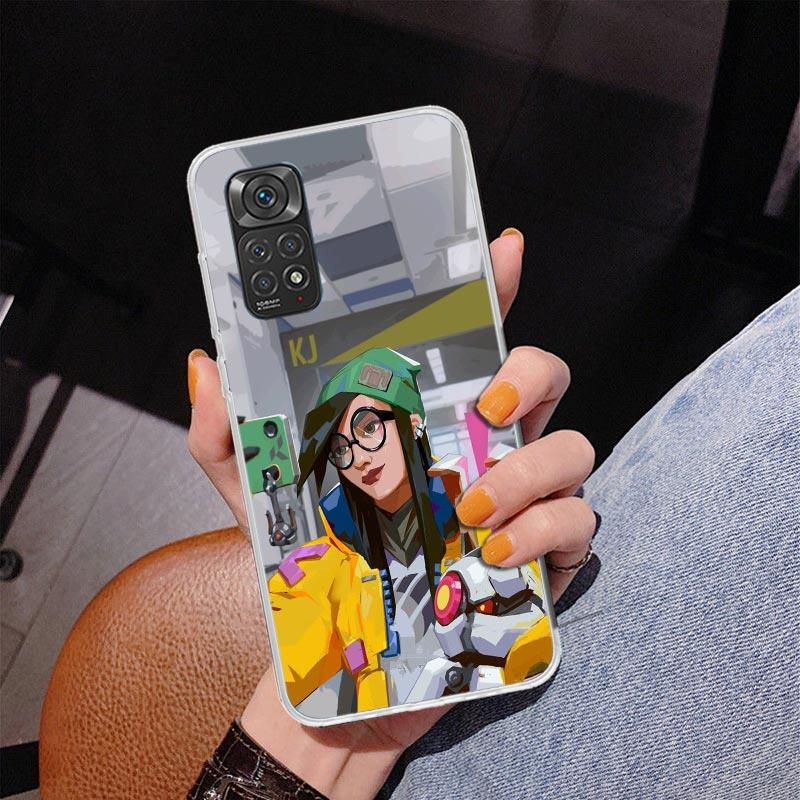 Valorant Killjoy Phone Case For Xiaomi Redmi Note 15 14 13 12S 12 11 Pro Plus 14S 11S 11E 10 10S 11T 5G Personalized Cover Redmi