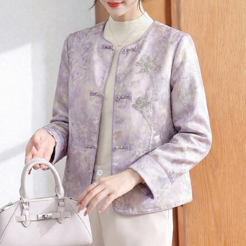 Женская короткая весенняя куртка XUEXI с вышивкой в стиле «маленький аромат»