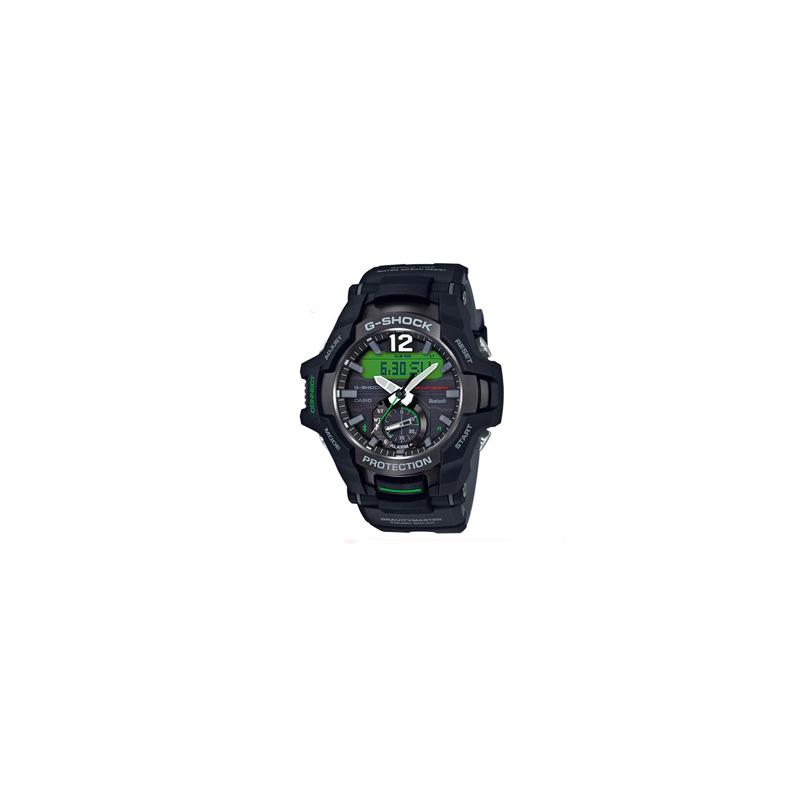 

Casio G-SHOCK Series Fashionable Outdoor Bluetooth Connection Solar Power Classic Pointer Dual Display Waterproof Movement Quartz GR-B100-1A3PR чорний