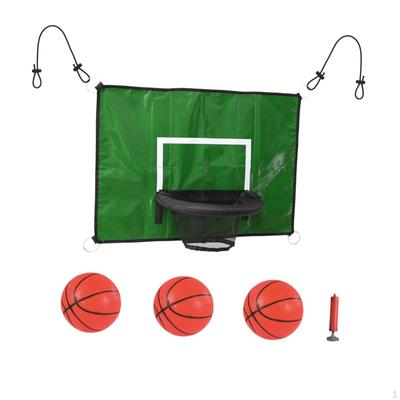 Trampoline Basketball Hoop Goal Kit Portable Simple Installation Accessories for Kids Adults