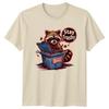 Stay Trashy TShirt Raccoon Wildlife Animal Humor Birthday Gift For Him And Her