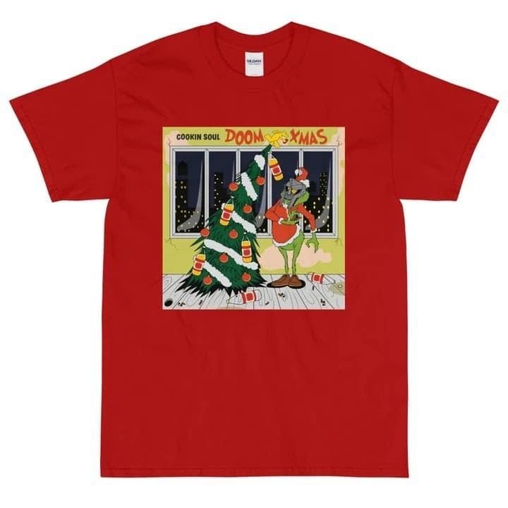 Cookin Soul DOOM Xmas Funny Unisex T-shirt S-5XL