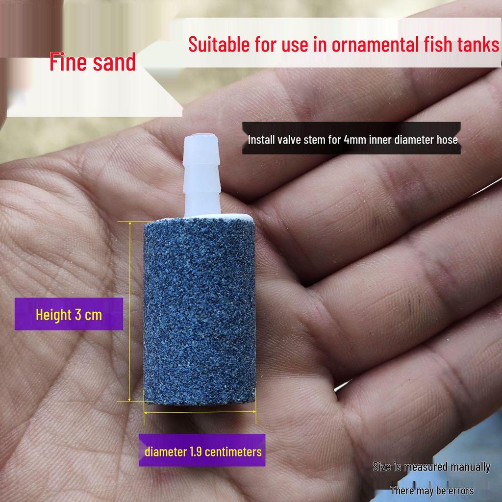 Nano Bubble Disc Air Stone: Oxygen Pump for Fish, Planted & Shrimp Tanks, Fine Aeration