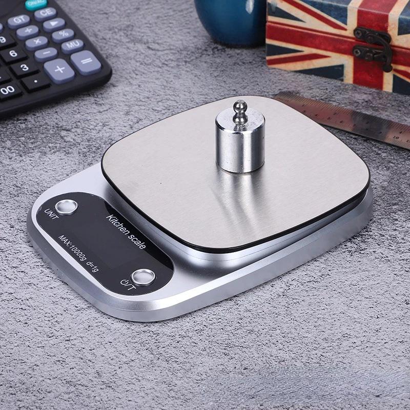 Rechargeable Stainless Steel Kitchen Scale for Baking and Coffee