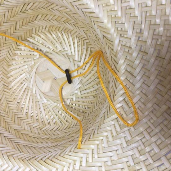 MUQZI Sports Accessory Men Women Bamboo Weave Summer Outdoor Sun Protection Wide Brim Straw Hat Cap