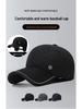 Men's Winter Herringbone Windproof Earflap Baseball Cap - Adjustable, Warm, Casual Cotton Hat for Middle-Aged and Elderly
