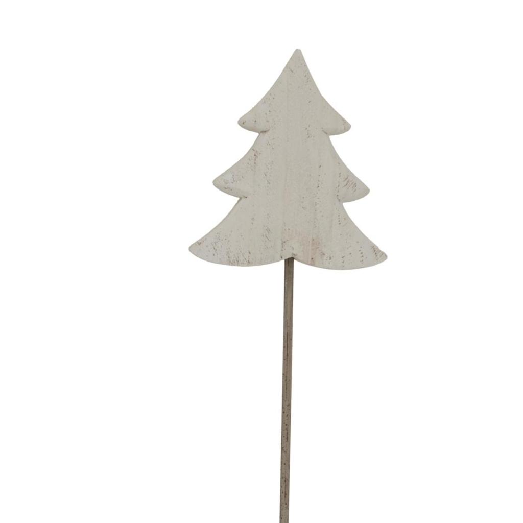 Hill Interiors White Washed Pine Tree Christmas Decoration