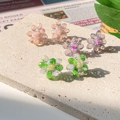 Women's Fruit Bead Flower Earrings