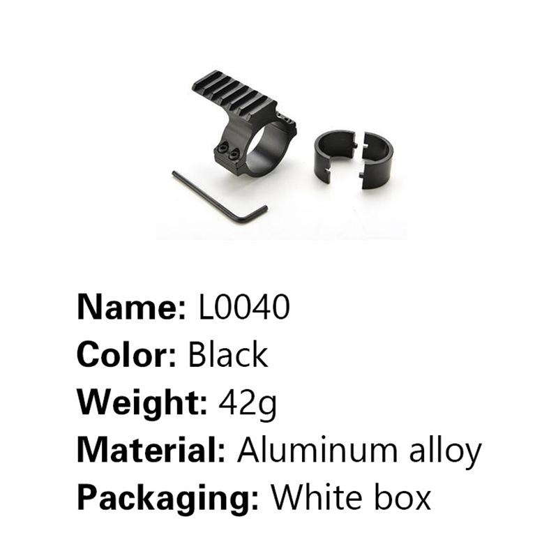 Outdoor Scope Holder 25.4Mm/30Mm 25.4Mm Flashlight Holder Clamp Scope Holder Aluminum Alloy