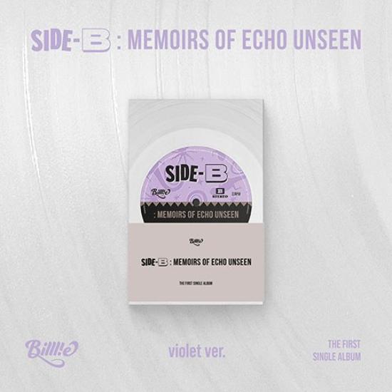 

Первый сингл BILLIE - SIDE B MMOIRS OF ECHO UNSEEN violet ver.