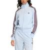 adidas Solid Color Zip Long Sleeve Funnel Neck Jacket Women Jackets KC6574