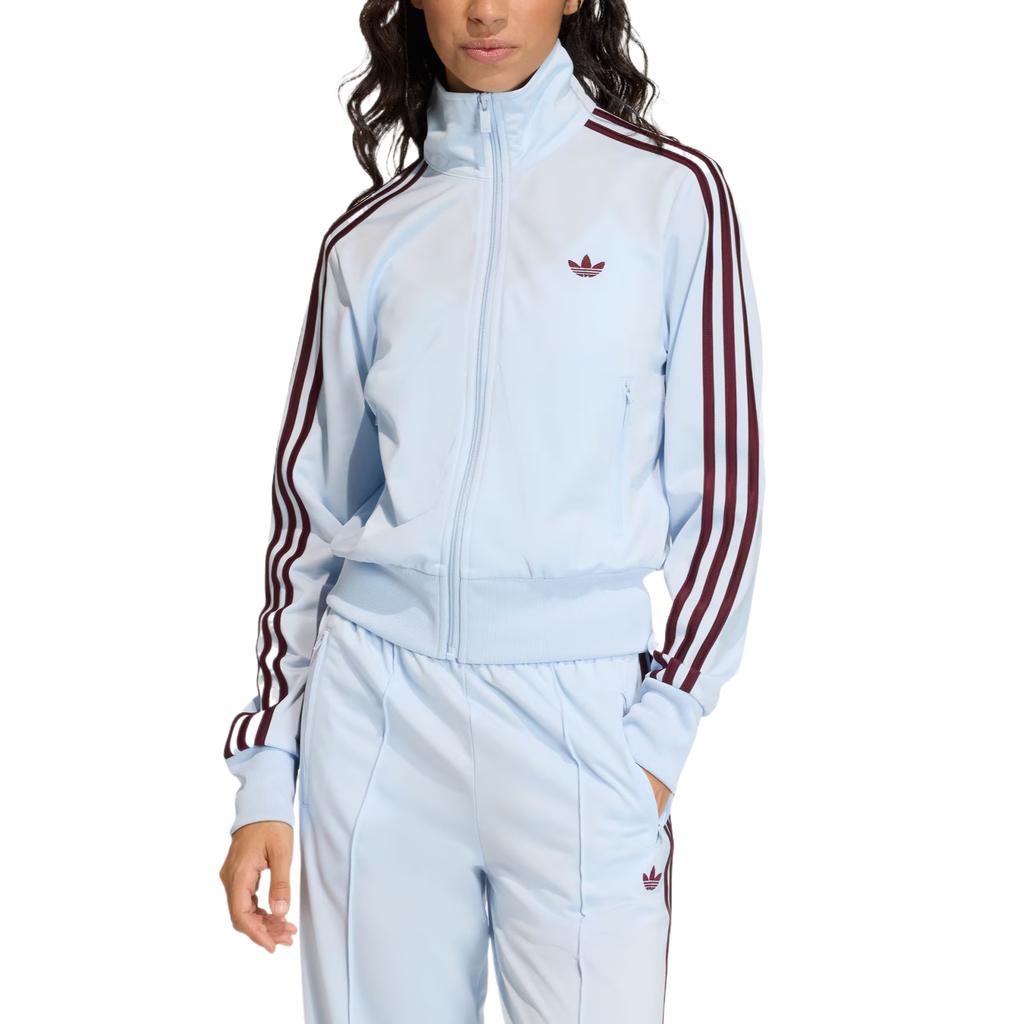 adidas Solid Color Zip Long Sleeve Funnel Neck Jacket Women Jackets KC6574