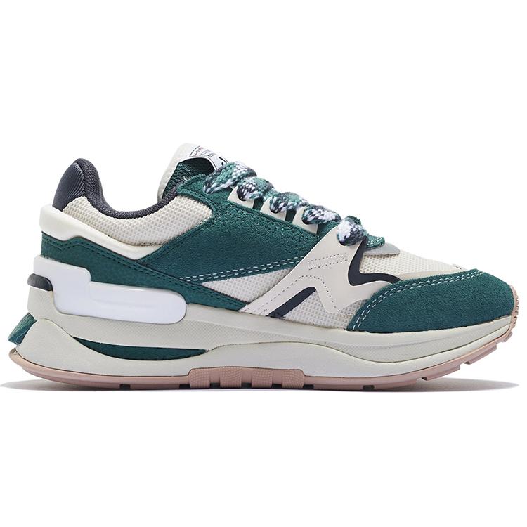 New LiNing 001 Innocence V2 Ingenuity Cushioning Anti Slip And Wear Resistant Low Top Casual Shoes Women's Green AGCS110-4