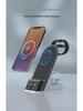 4-in-1 Wireless Charging Station with Clock for Apple Watch, Earphones, and Phone