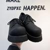 Mickey Derby Shoes Men's High-end Thick-soled Matte Retro Casual Big Head Shoes Zhang Jie Same Leather Shoes 21233-A