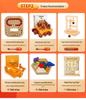Kongming & Luban Interlocking Puzzle Set: Educational Toys for 7+ Year Olds, Enhancing Intelligence and Relaxation with Nine Building Blocks.
