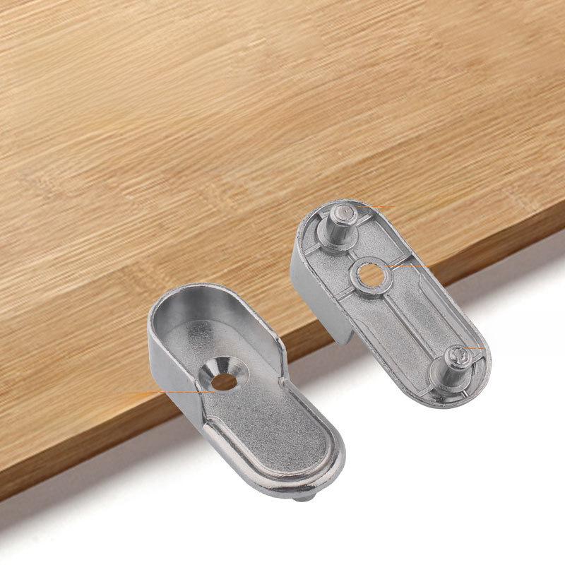 Tyč na oblečení do šatníku ze slitiny zinku s dvojitou nohou