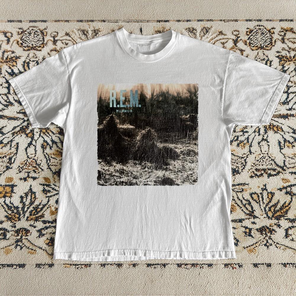 R.E.M. MurMur Rock Band Unisex Cotton T Shirt Basic Unisex T-Shirt Size S-5XL S