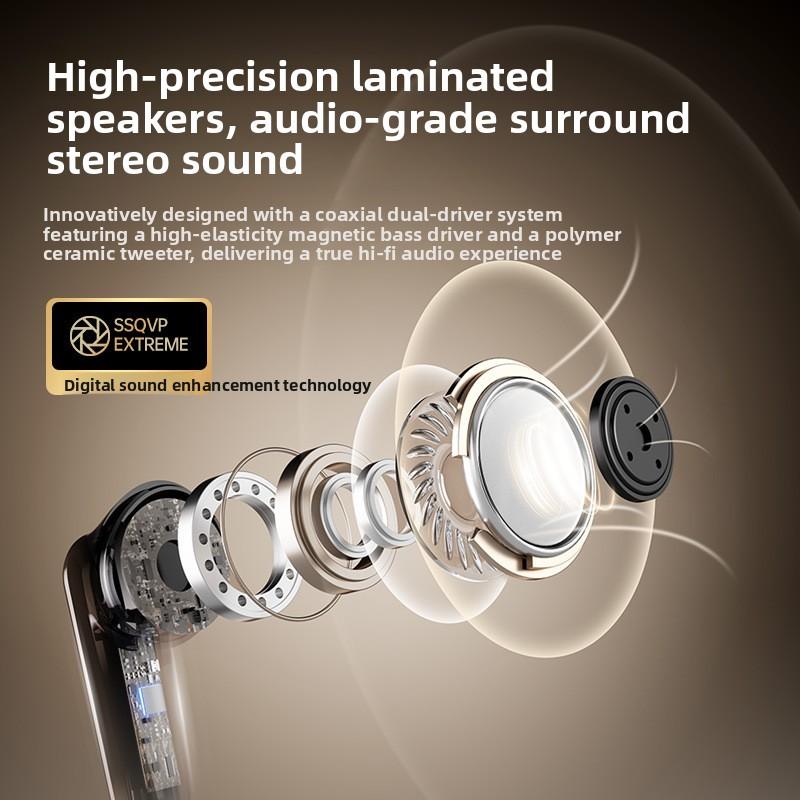 LCD-Bildschirm Rauschunterdrückung Headset Vollfarb-Touchscreen Bluetooth-Headset ANC Smart-Bildschirm Kommerzielles Sport-Headset