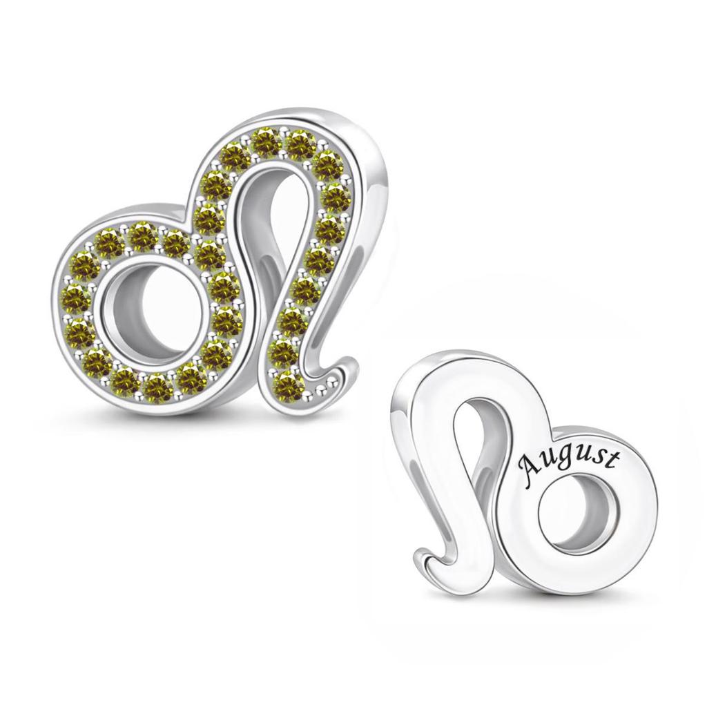 S925 Guardian Star Charm: Eco-friendly Copper, Colorful Zircon, Constellation Beaded Bracelet