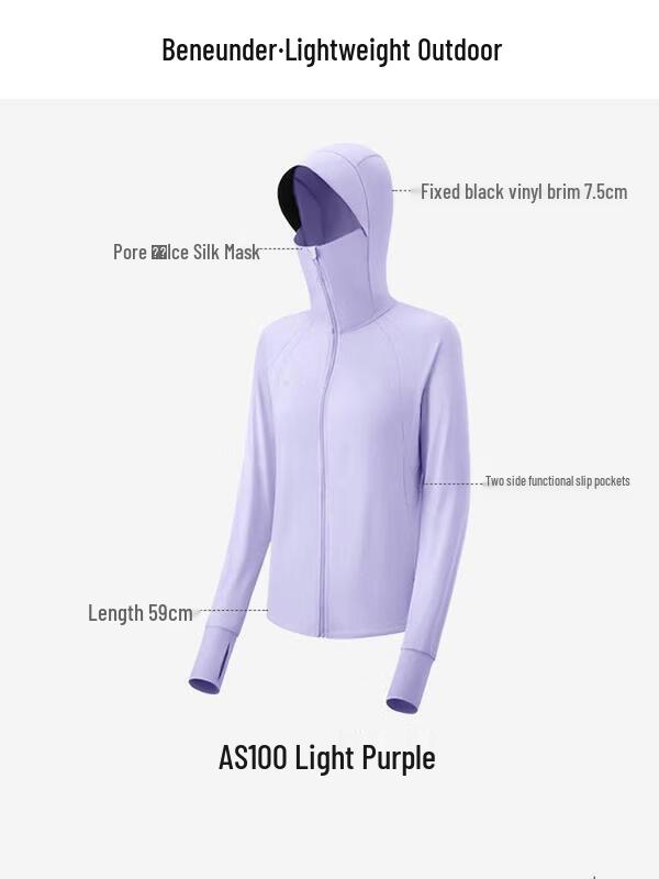 Beneunder Women s Sun Protection Jacket AS100