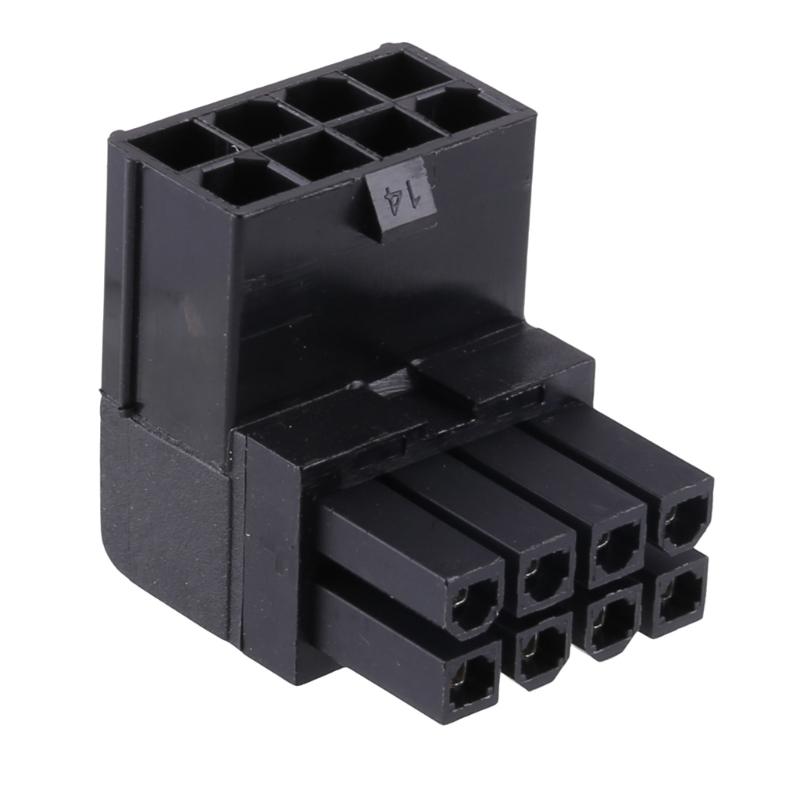 Mainboard CPU 8PIN Power Steering Connector 8pin Power Adapter CPU 8PIN 90 Degree Steering