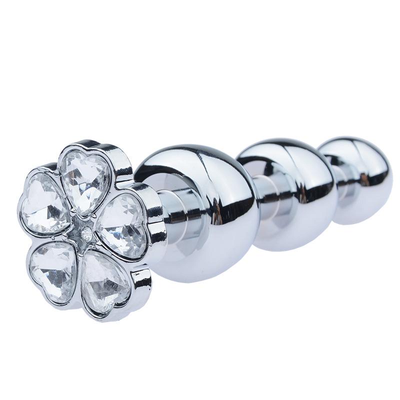 2019 New Metal Metal Rose Butt Plug Parthenocissus Grass Butt Plug Back Court