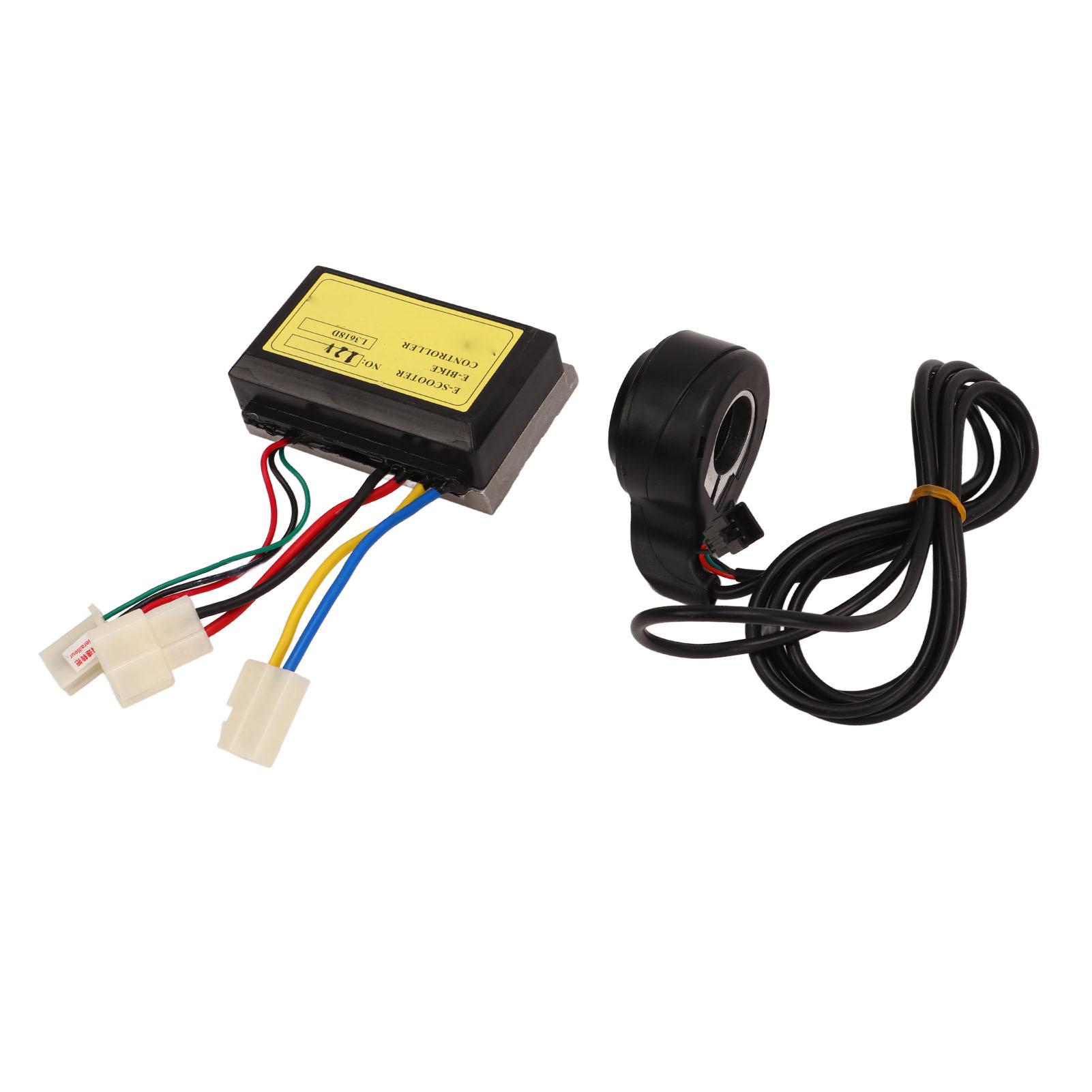 

2PCS Set DC Motor Speed Controller and Thumb Throttle Motorcycle Scooter Tricycle Speed Controller Kit 12V250W