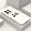 Panda Cute Label Phone Case For Oneplus 11 11R 10 10R 10T 9R 9RT 9 8T 8 7 7T Pro 5G Liquid Silicone Cover