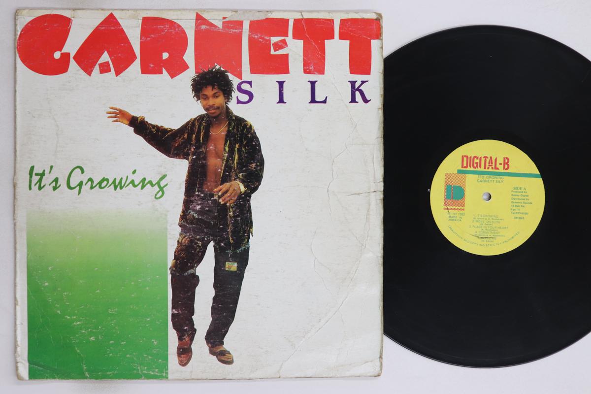 

LP Record GARNETT SILK - It s Growing 391380 DIGITAL-B 1992 Jamaica Reggae, Ska & Dub Used