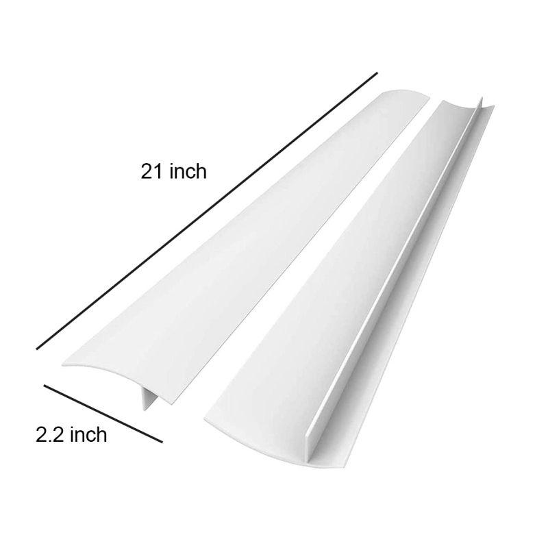1/2Pcs Kitchen Silicone Stove Counter Gap Cover Heat Resistant Mat Oil Dust Water Seal Easy Clean Spills Between Counter