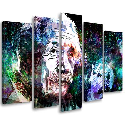 Pięcioczęściowy obraz na płótnie Albert Einstein