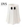 Spooky Jar Cooler Halloween Ghost Can Holder, Figurine Drink Reusable Flexible Holder Sleeve, for Party Slim Standard And Tall Cans Insulated Sleeve