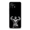 Phone Case For Xiaomi Mi 15 14 13 12 11 Lite 14T 13T 12T 11T Pro Poco X6 X5 X3 Pro F6 F5 F4 Gym Fitness Bodybuilding Black Cover