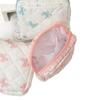 Classic Heart Makeup Bag With Cotton Material Portable Travel Organizer For Daily Use