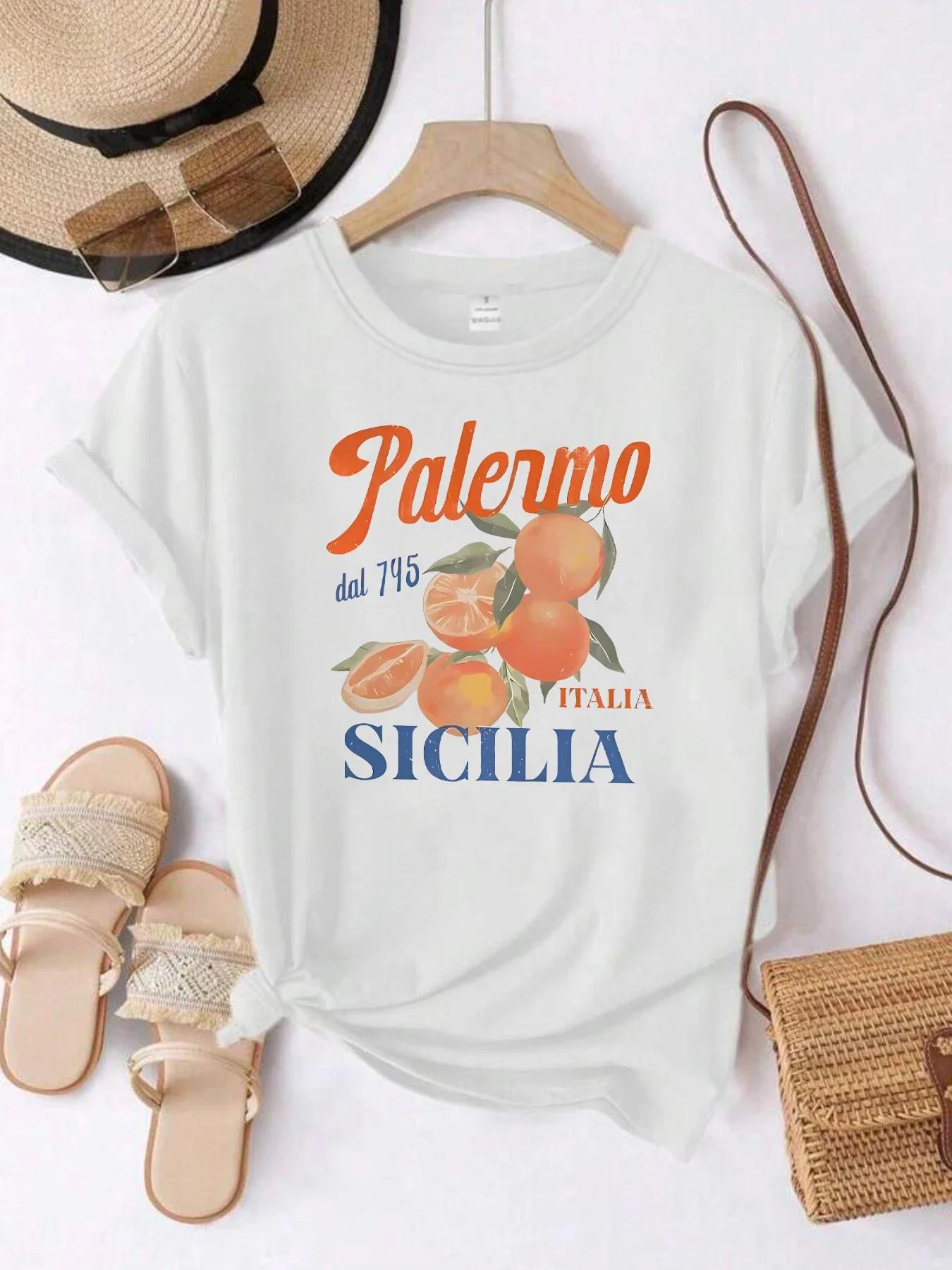 

Orange art pattern round neck plus size Women Tshirt short sleeve trend printing elastic half sleeve Tshirt tshirts for Women S