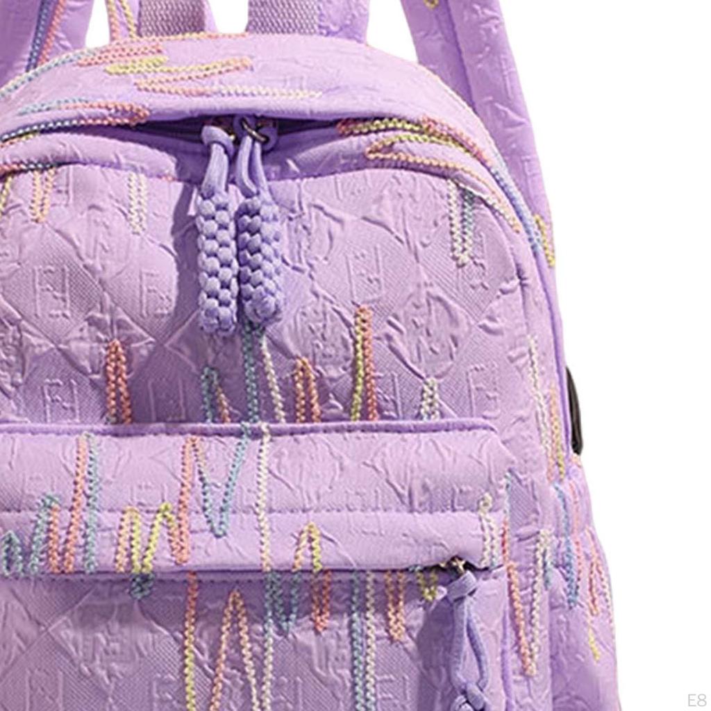 Children's Backpack Spacious Design Weave Zipper Rucksack for Early Education