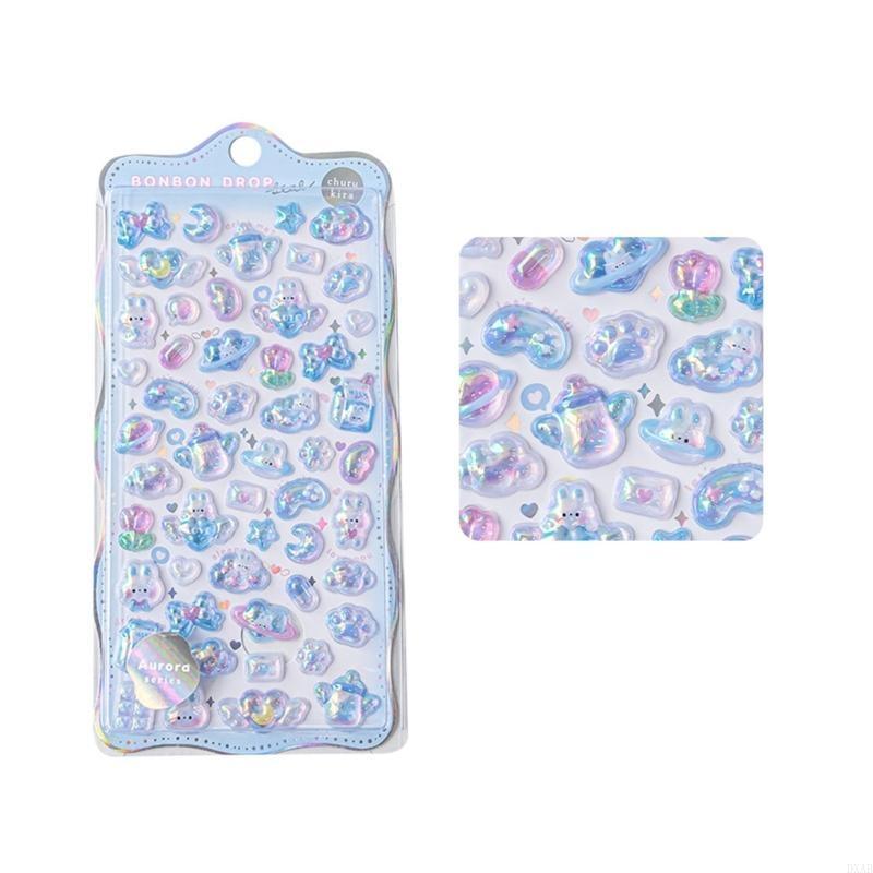 3D Relief Sticker Decoration Sticker Waterproof 3D Embossed Sticker