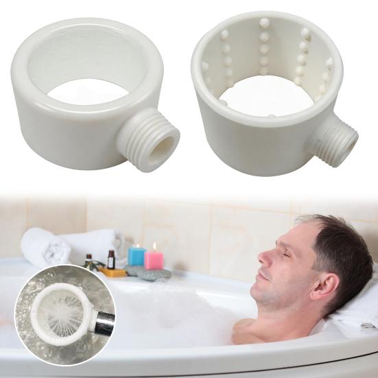 Duschhuvudfilter Kraftfull Superladdning Hydromassage Allsidig Rengöring Duschhuvud med 360-graders Ring Vattenspray Standardgänga