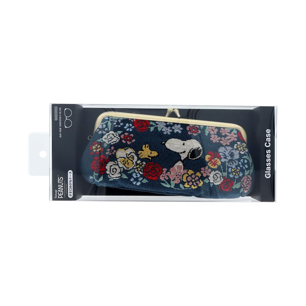 

Stationery Snoopy Eyeglass Case with Clasp and Gobelin Flower S2221950 Sun-Star Weave, Pattern,