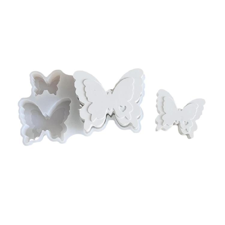 

Butterfly Silicone Candle Molds for Candle Soap Candy Chocolate Silicone Molds Easy Demolding Gypsum Silicone Molds 1