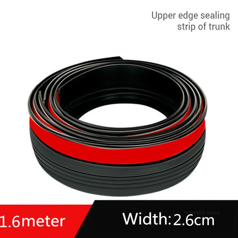 Car Rubber Sealing Strip Auto Trunk Lid Gap Seal Strip Universal Hatchback Upper Edge Trim Waterproof Dustproof Auto Accessories