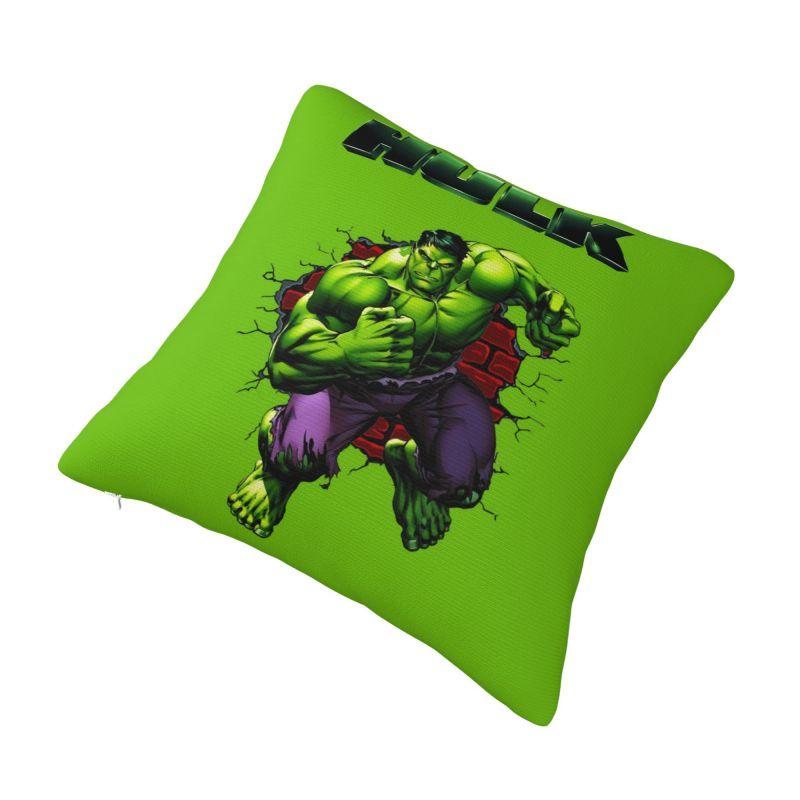 Custom Luxury Hulk Superhero Cushion Covers 45x45cm Soft Throw Pillow for Car Square Pillowcase