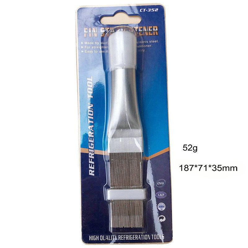 Radiator & AC Fin Cleaning Brush Set - Stainless Steel Dust Removal Tool with Fin Comb