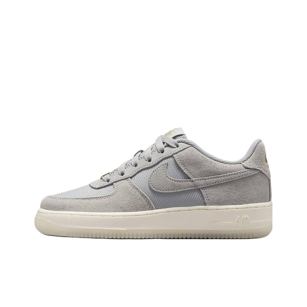 Nike Air Force 1 Suede LV8 Fashion Versatile Trendy Slip-Resistant Durable Low-Top Kids Sneakers Kids Sneakers Gray FZ1022-001