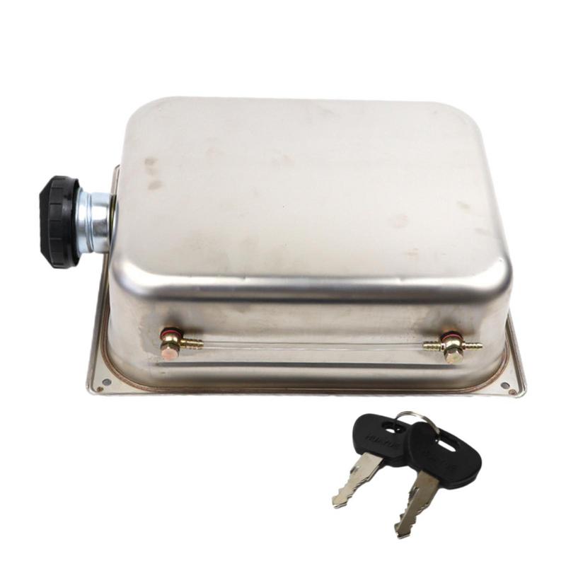 Car Parking Heater Engines Fuel Tank 7L Stainless Steel Fuel Petrol Tank Oil Pot Auto Air Diesel Parking Heater Gasoline Tank