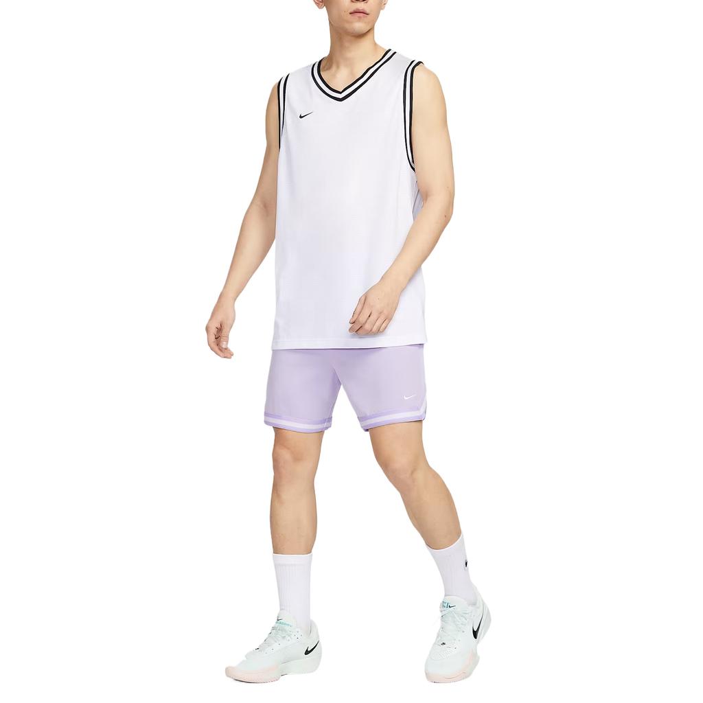 Nike Dna Dri-Fit Stylish Versatile Comfortable Simple Mid-Rise Basketball Shorts Men Shorts Purple FN2660515