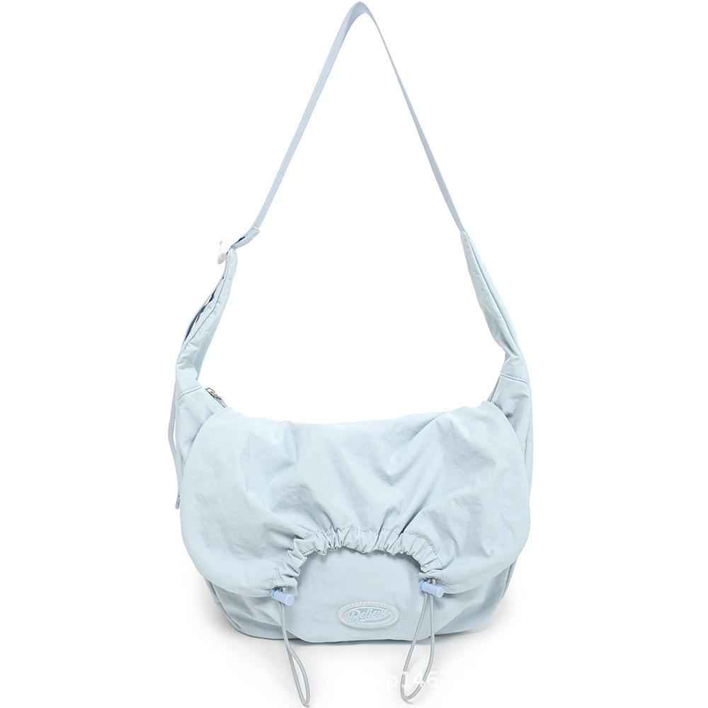 Dumpling Bag for Female College Students, Class Bag, Sports and Fitness Bag, Large-capacity Crossbody Bag