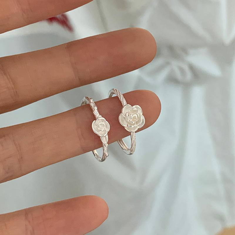 Rose Ring, Women's Adjustable, Simple Outfit, Love, Cute, Anniversary, Romantic, Birthday Gift, Exquisite Jewelry